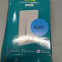 Smart Light Switch Without Neutral Wire,WiFi HUB has Compatibility Requirements,Single Live Wire Single Button, Tuya smart Life App Remote Control Compatible with Alexa and Google Home