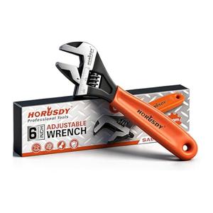 Horusdy Adjustable Wrench, 6 inch