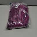 20x20 Purple Throw Pillow Cases: Pack of 2 Original Striped Velvet Square Decorative Pillow Covers for Farmhouse Couch