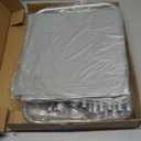 Shoe Rack 3 Tier Long Storage Organizer Wide Metal Shoe Shelf for Closet Entryway Grey