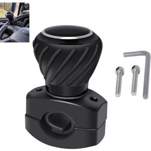 TY26583 Deluxe Tractor Steering Wheel Spinner knob for Compatible with John Deere Kubota Tractor, Fits All Steering Wheels up to 1-1/4" Thick
