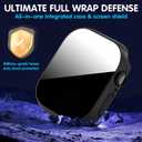 3-Pack Privacy Anti Spy Case for Apple Watch Series 10/11 46mm, Protective Face Cover with Anti-Peeping Tempered Glass Screen Protector, Ultra Thin Hard PC Bumper Cover for iwatch 46mm