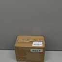 2 Pack Gold Door Knobs,Interior Door Knob with Lock,Coastal Style Satin Brass Door knob for Privacy and Bedroom