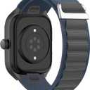 5 x Alpine Loop Nylon Band - Compatible with Apple Watch Ultra 2/Ultra Bands 49mm 45mm 44mm for Men Women, Adjustable with Metal C Hook Strap for iWatch Ultra 2 iWatch Ultra Series 10 46mm SE/9/8/7/6/5 (Alpine/Blue Gray Titanium)