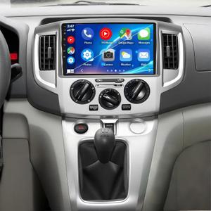 2+64GB 9" Car Stereo Radio for Nissan NV200 2013 2014 2015 2016 2017 2018 2019, with Wireless Carplay & Android Auto GPS Navigation Head Unit Bluetooth WiFi SWC Android 15 Multimedia Player