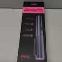 Hair Straightener Brush, 9 Temp Settings with LED Display, 30s Fast Heating for Sleek & Smooth Hair, Dual Voltage Travel Hot Comb with 3D Brush Teeth, Portable Hair Styling Tool for Women (Black)