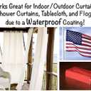 7 x Magnetic Flag/Curtain Weights 8 Pack of Waterproof Magnets + Carrying Case, Great for Stopping American Flag Tangles, Clip On Bottom, Heavy Duty Works Outdoor to Stop Wind (Red)