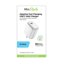 Cell Candy Adaptative Fast Charging USB C Wall Charger 20 Watts