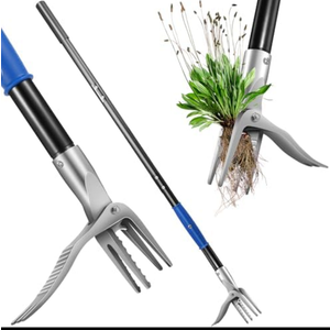 sancat 50” Weed Puller Tool for Crabgrass, Dandelion etc,Stand Up Weeder with Easy-Eject Mechanism, Steel Handle, Steel Claw,Garden Weed Remover Tool Without Bending, Pulling,Kneeling.