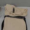 Flying Banner Car Seat Covers Front Seats Rear Bench Polyester car seat Protectors Easy installations Rear Bench Split Classic Man Lady Truck (Solid Beige)
