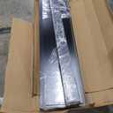 DWVO 59" W 6 Drawers Dresser, Large Chest of Drawers, Black Retro Wood Rattan Dresser with Large Rattan Drawers, Storage Organizer Unit with Dual Tip-Resistant Kits for Living Room