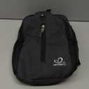 WATERFLY Crossbody Sling Backpack Sling Bag Travel Hiking Chest Bag Daypack (Black)