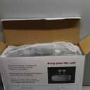 EDMUED Fireproof Document Box with Combination Lock - Fire & Water Resistant Hard Case Safe Box for Important Documents, Certificates, Laptops, Passports (Black)