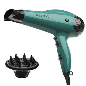 Revlon Volume Booster Hair Dryer | 1875W for Voluminous Lift and Body, (Green)