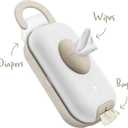 Diaper Bag Wipe Dispenser | 3-in-1 Portable Diaper Caddy Organizer, Baby Wipe Holder with Disposable Bags | Baby Essentials for Newborns, Toddlers, Travel & Baby Shower Gifts