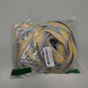 Cord Cotton Lunge Line with Rubber StopEquine Lunge Line for Horses with Swivel Bolt Snap24 ft (Contrasting Colors, 24ft)