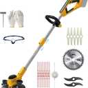 Cordless Weed Wacker for Dewalt 20V Battery, Electric Weed Eater, Weed Trimmer Battery Powered, Lawn Trimming (NO Battery Include)