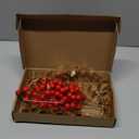 Doment 12Pcs Artificial Berries Eucalyptus Stems Fake Flower Floral for DIY Home Party Wedding New Year Bouquet Decoration