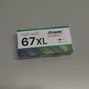 67XL Ink Cartridges for HP Ink 67 Compatible for HP 67 Ink Cartridges Black/Color Combo Pack Work with DeskJet 2827e 4227e 2855e 2842e 2755e 4155e 2755 2852e Envy 6055e 6000 6455e (1 Black, 1 Color)
