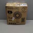 12 inch New Update Rechargeable Solar Powered Fan,14400mAh AC DC Portable Camping PowerBank 12 Inch Oscillating Tabletop Fan with Led Night Light for Home Office Outdoor Camping Tent Traving (1)