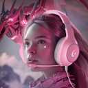 syndesmos CM7002 Gaming Headset for PS5, PS4, PC, Mac, Switch, Xbox Series, Surround Sound RGB Gaming Headphones with Noise Canceling Microphone, 50MM Dynamic Drivers, 3.5MM Audio Jack, Light Pink