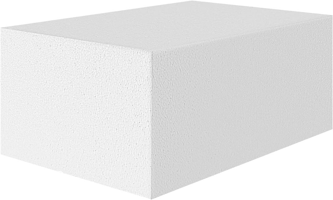 AMZQNART Craft Foam Blocks, 7 in Thick 17x11" EPS Polystyrene Rectangle Foam Blocks Packs of 1 pcs for Art Sculpting, Sculpture, Modeling, School and Home DIY.