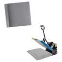 Silicone Heat Press Mat,18" x 22" x 1/32" Thick Cover Sheet,Foam Cover Pad and Double Sided Use Mat for Hat Press,Suitable for Sublimation,HTV Heat Transfer Vinyl,Dimensional Emblems and Patches