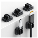 5Pack Cable Spring Holder Clips, Cord Organizer for Desk - Lamicall Adjustable Cord Wire Holder Keeper, Phone Charger Organizer Clips, Wire Cable Management for Nightstand Wall Car Office Desktop