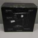 Maestri House Espresso Machines 20 Bar ULKA Pump, Compact Espresso Maker Built-in Flow Meter Steam Milk Frother, 43oz Removable Water Tank Stainless Steel Coffee Machine for Cappuccino (Black)