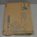 labebe Wooden Baby Walker, Push Activity Walker for Kids 12M+, Multifunctional Ice Cream Cart Activity, Adjustable Speed Learning Walking with Wheels, Birthday Gift for Girls Boys Ages 1-3 (Pink)