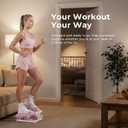 Sunny Health & Fitness Mini Steppers with Digital Monitor and Resistance Bands, Compact Low-Impact Cardio Machines for Home Workouts
