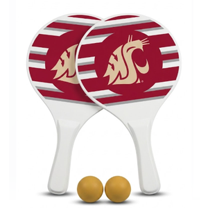 Team Pride Beach Paddle Set, 2 Paddles, 2 Balls and Carry Bag
