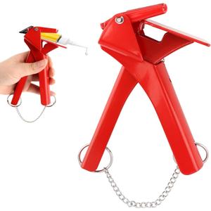 Silicone Dispenser for RTV Tube, 2.5" Industrial Size Dispenser with Chains, Efficient and Easy Control Tube RTV Silicone Gasket Maker Dispense-r for Automotive Repair(Color:1)