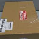 MyGift 4 Pcs Glass Bathroom Accessories Set with Toothbrush Holder, Soap Dish, Pump Dispenser, Tumbler Cup, Blue Bathroom Decor, Modern Embossed Chevron Design