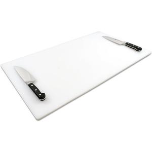 Thirteen Chefs Extra Large 30 x 18 Inch Cutting Board for Meats, Game and Fish  1/2 Inch Thick HDPP Plastic for Food Service, 10 pounds