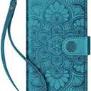 Ateeky Wallet Case for iPhone 16 Plus,[RFID Blocking] 3 Card Holder Stand with Credit Card Slot PU Leather Magnetic Protective Flip Cover for iPhone 16 Plus (Blue)