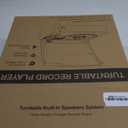 Vinyl Record Player with Speakers Vintage Turntable for Vinyls Records Belt-Driven Turntables 3-Speed Bluetooth Playback Headphone AUX RCA Line LP Vinyls Players for Sound Enjoyment Retro Brown