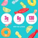 SmartSweets Variety Pack, Gluten Free Gummies, Plant Based Snacks for Adults & Kids, Chewy Candy, Low Sugar, Includes Sweet Fish, Sourmelon Bites, Peach Rings & Sour Blast Buddies, 50g Bags, 8 Pack, Expiry: 02/13/27