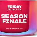 Friday Collective Season Finale Candle, Floral Scented, Made with Essential Oils, 3 Wicks, 13.5 oz
