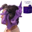 10 Foam Curling Loops for Microlocs & Sisterlocks, No Heat Hair Curlers for Natural Curls, Soft Sleep-Friendly Rollers for Textured Hair. Short Version.
