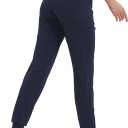 Idtswch 30"/32"/34"/36" Long Inseam Women Tall Sweatpants Extra Long Joggers Zipper Pockets Track Athletic Pants for Running (Blue, L)