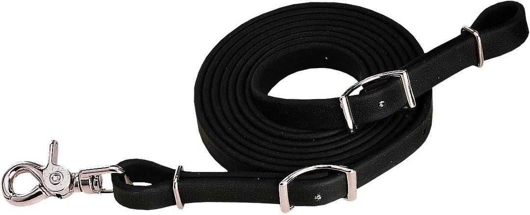 Weaver Leather Brahma Webb Roper Rein (5/8" x 8', Black)