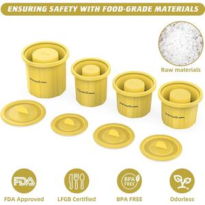Ice Mold Cube Tray for 40oz 30oz 20oz Stanley Tumbler Cup,Set of 4 Easy Demolding BPA Free Silicone Ice Cube Makers for Water Bottles,Whiskey,Cocktails,Coffee,and More Drinks