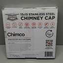 12"x12" Single Flue Bolt-On Chimney Cap with Easy & Fast Assembly Design – Durable Rust-Free Stainless Steel Chimney Cover for Outdoor Protection (Fits 11x11, 12x11, 12x12 & 12.5x12.5 Flues)