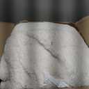 Minky Sherpa Faux Fur Fabric 60" Wide Sold by The Continuous Yard (Ivory) - for Lux Cozy Blankets, Coats, Jackets, Throws, Scarves, Cuddle, UGG Boots, Sweaters