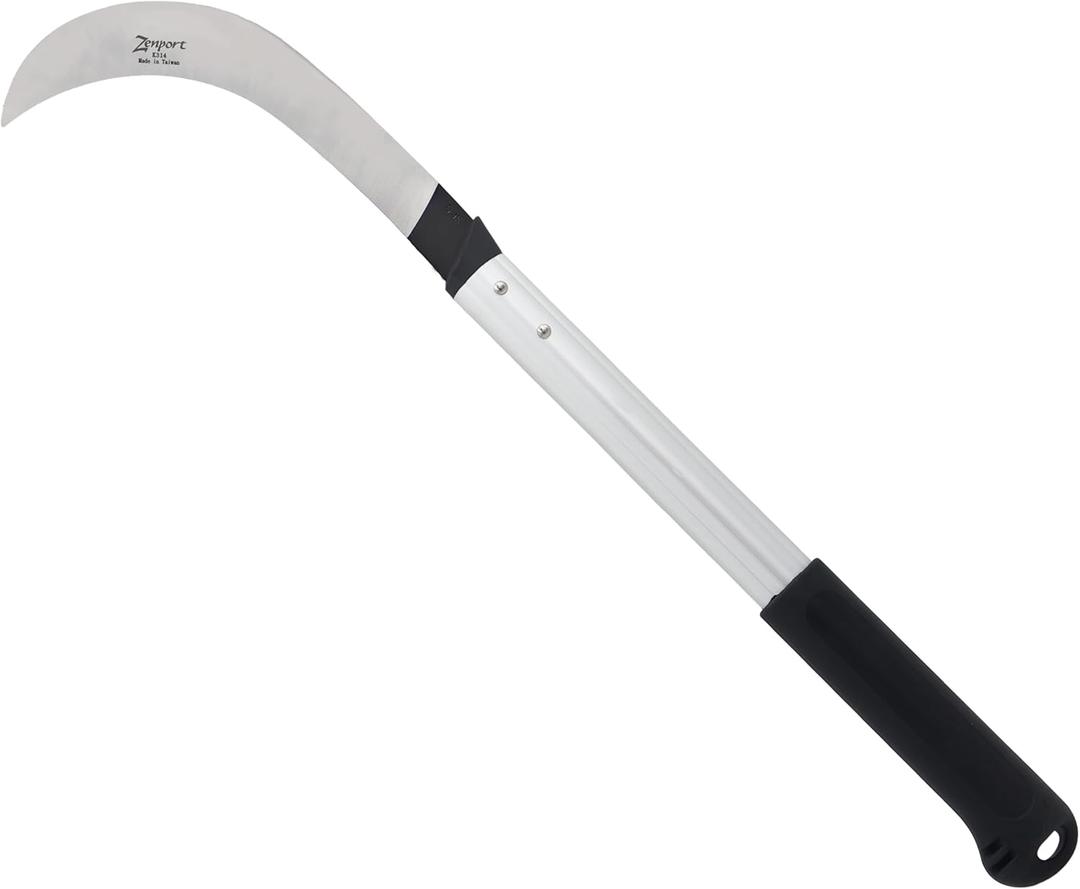 Zenport K314-2PK of Sickles, 60cm (23.5-inch) Long Curved Sickle, 2-Pack