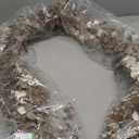 Vickerman 6ft Cafe Latte Artificial Eucalyptus Glitter Garland. (Caf Latte)