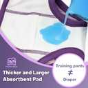 MooMoo Baby Absorbent Potty Training Underwear 4 Packs Cotton Training Pants for 5T