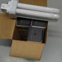 KOR - 13 Watt Double Tube - G24Q-1 (4 Pin)Base, 2700K Warm White - CFL Light Bulb. Replaces Sylvania 20682 CF13DD/E/827 - Philips 38325-7 PL-C 13W/827/4P/ALTO and GE 97594 F13DBX/827/ECO4P (4 Pack)