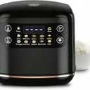 Portable Digital Rice Cooker, 6-Cup (Uncooked)/12-Cup (Cooked) Small Rice Maker with Steaming Basket, Mini Rice Cooker with 2L Removable Nonstick Inner Pot, 10 Menu Options, Auto Keep Warm, 24 Hour Delay Timer (Black)